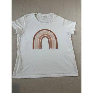 Böhme‎ | Rainbow Graphic Tee White | Women's Small
